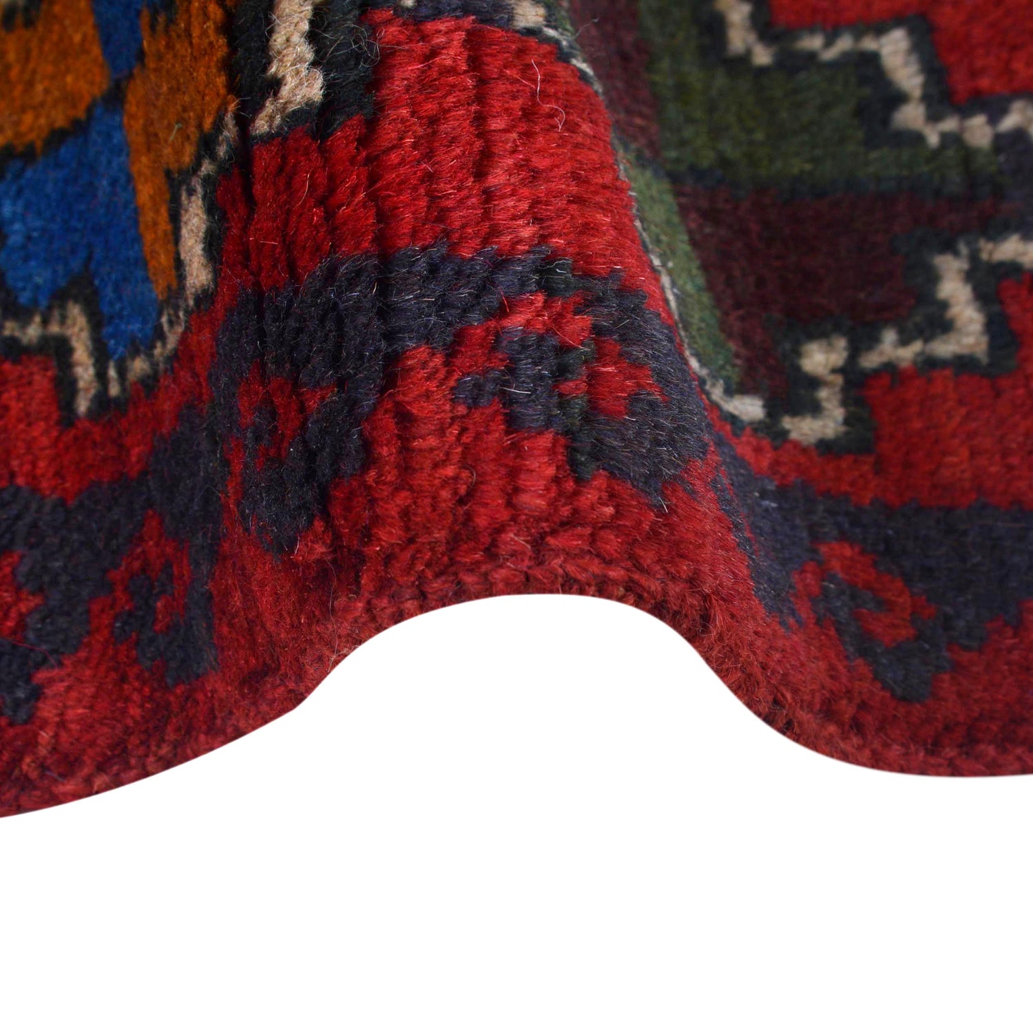 Baluchi Runner Rug Handmade Red 8' Runner