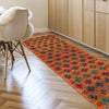 Baluchi Runner Rug Handmade Orange 8' Runner