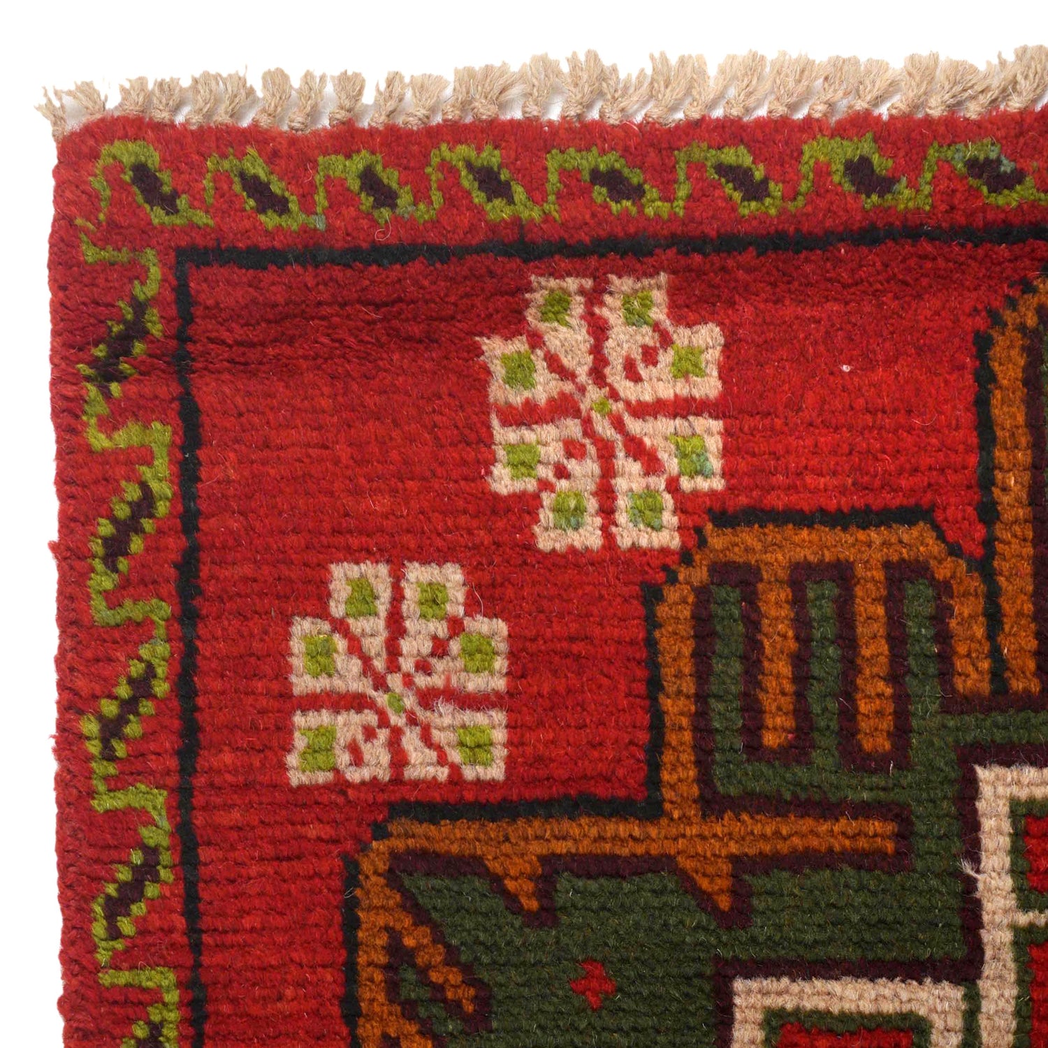 Baluchi Runner Rug Handmade Red 10' Runner