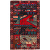 Pictorial Rug Handmade Multi Design