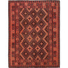Maimana Kilim Area Rug Handmade Red Floral 5x8 ft
