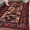 Barjasta Area Rug Handmade Beige Floral 4x6 ft