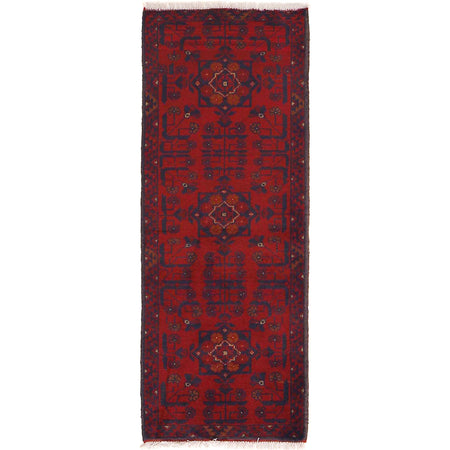 Khal Mohammadi Rug Handmade Red 5' Runner