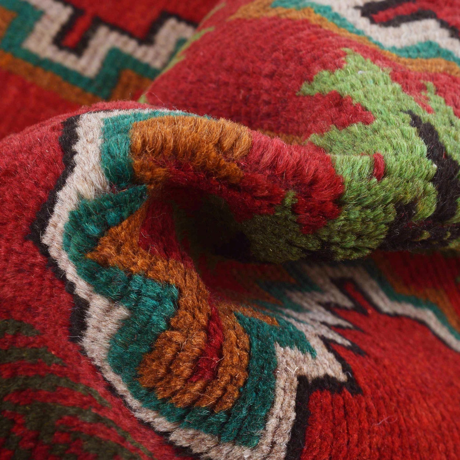 Baluchi Runner Rug Handmade Red 8' Runner