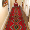 Baluchi Runner Rug Handmade Red 8' Runner