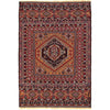 Maliki Kilim Area Rug Handmade Multi Floral 4x6 ft