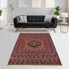 Maliki Kilim Area Rug Handmade Multi Floral 4x6 ft