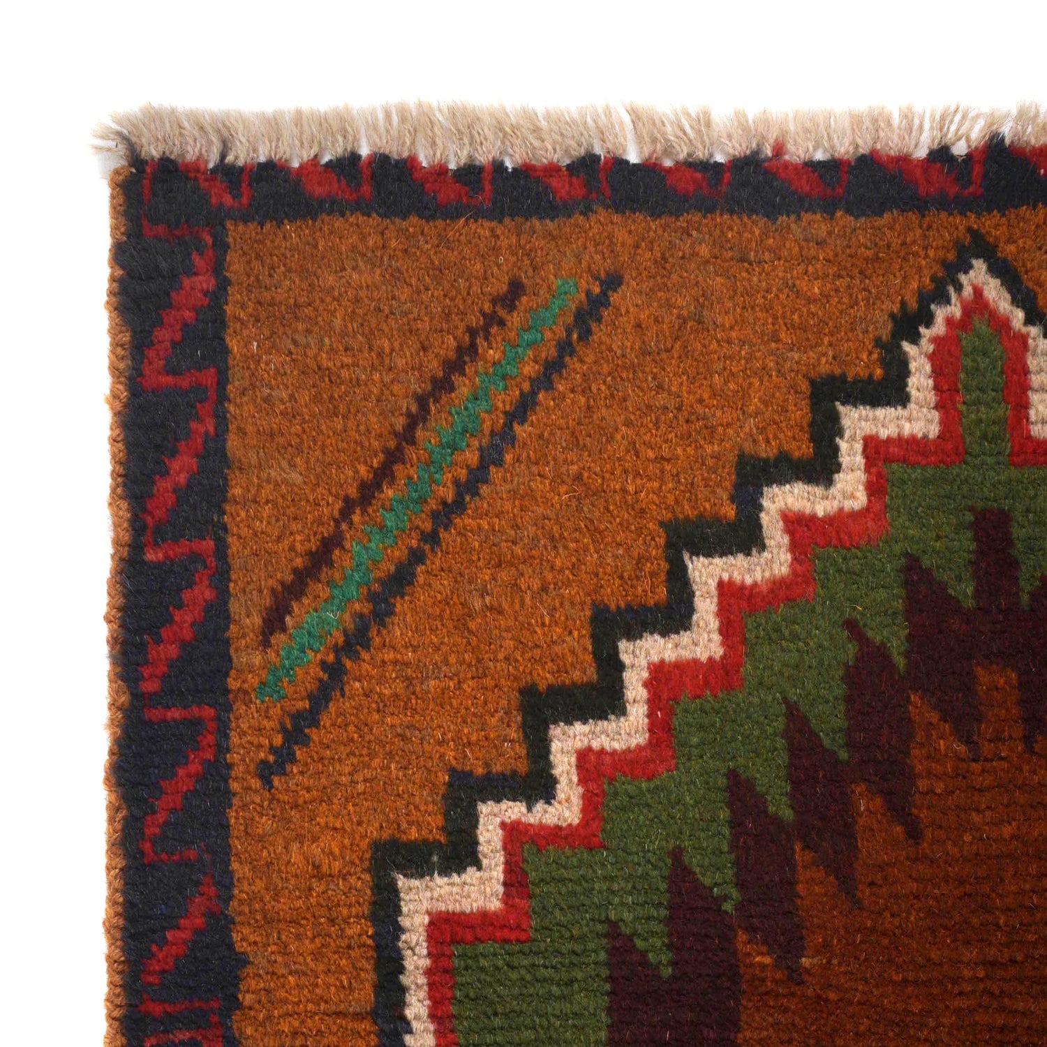 Baluchi Runner Rug Handmade Orange 8' Runner