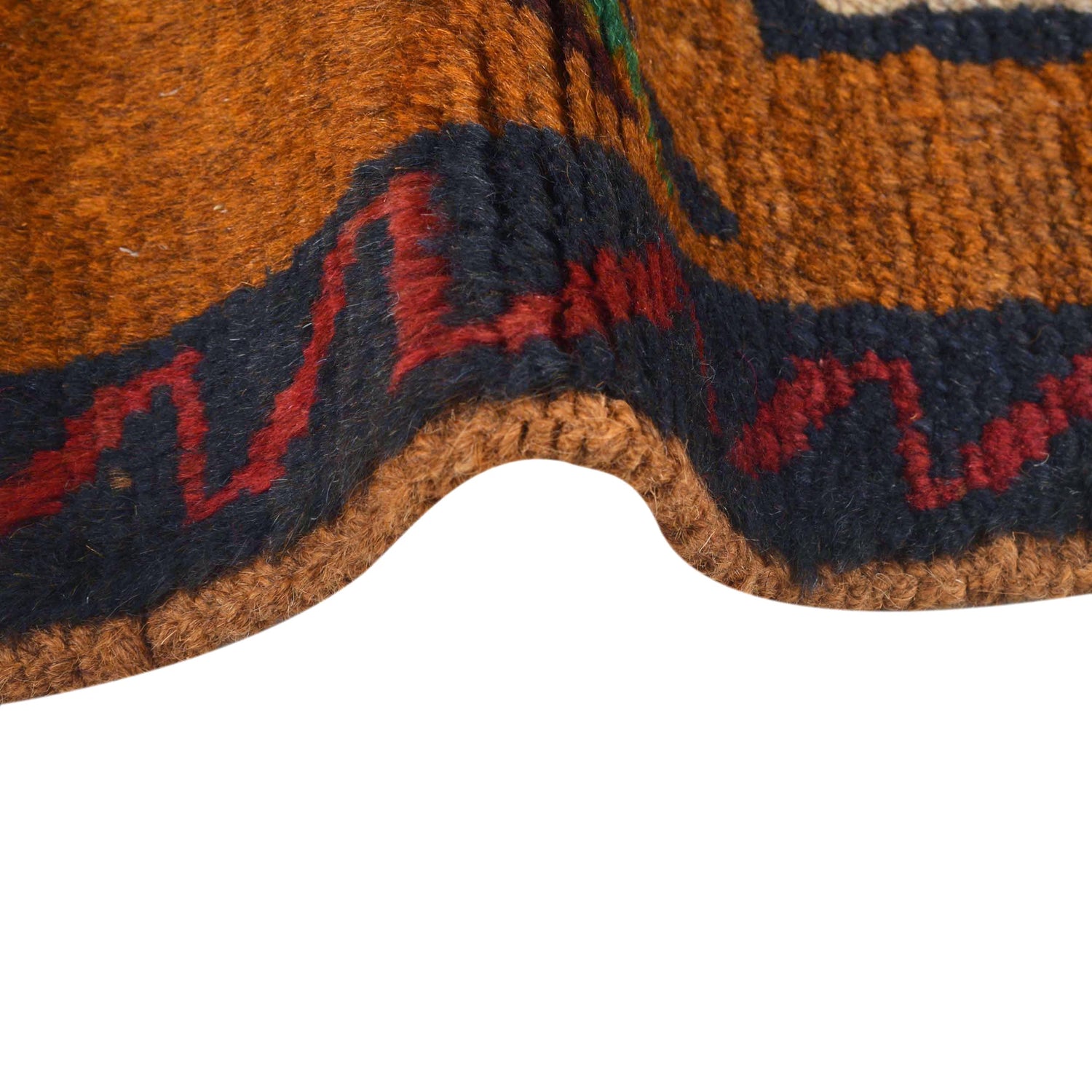 Baluchi Runner Rug Handmade Orange 8' Runner