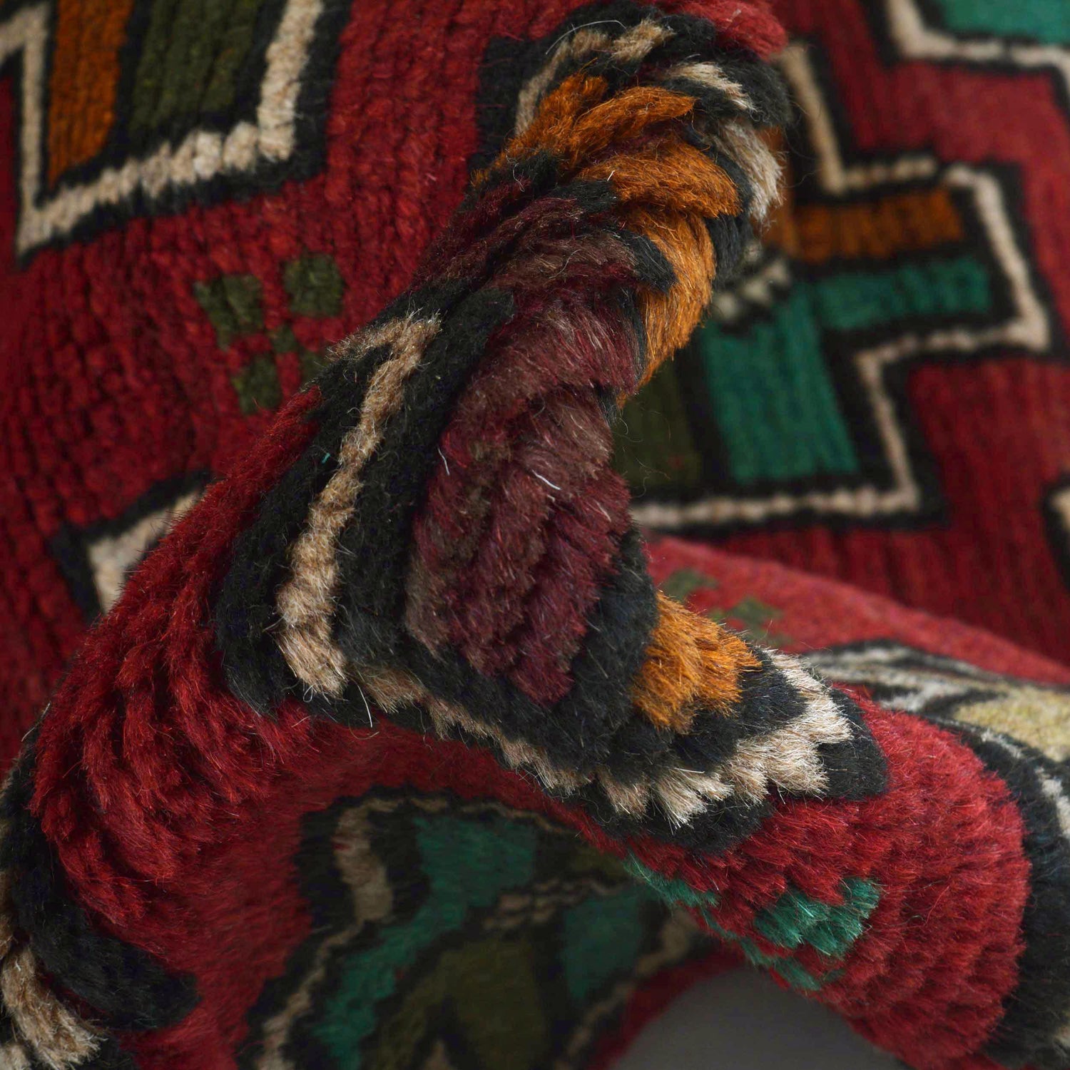 Baluchi Runner Rug Handmade Red 6' Runner