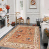 Pictorial Rug Handmade Beige Design