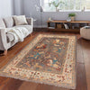 Pictorial Rug Handmade Gray Design