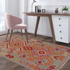 Handmade Multi Kilim Geometric 2x4 ft