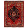 Shirazi Area Rug Handmade Red Medallion 7x10 ft