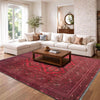 Khal Mohammadi Rug Handmade Red 7x10 ft