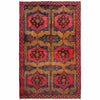 Baluchi Rug Handmade Multi Geometric 5x8 ft