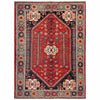 Shirazi Area Rug Handmade Red Medallion 7x10 ft