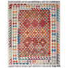 Handmade Multi Kilim Geometric 4x7 ft