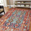 Handmade Multi Kilim Geometric 4x7 ft
