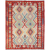 Handmade Multi Kilim Geometric 4x7 ft