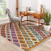 Handmade Multi Kilim Geometric 2x4 ft