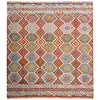 Handmade Multi Kilim Geometric 8x10 ft