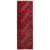 Khoja Roshnai Runner Rug Handmade Red Floral 8' Runner