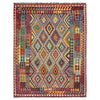 Handmade Multi Kilim Geometric 7x10 ft