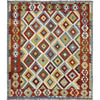 Handmade Multi Kilim Geometric 7x10 ft