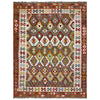 Handmade Multi Kilim Geometric 7x10 ft