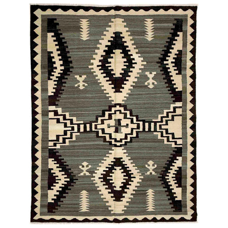 Handmade Multi Kilim Geometric 5x8 ft