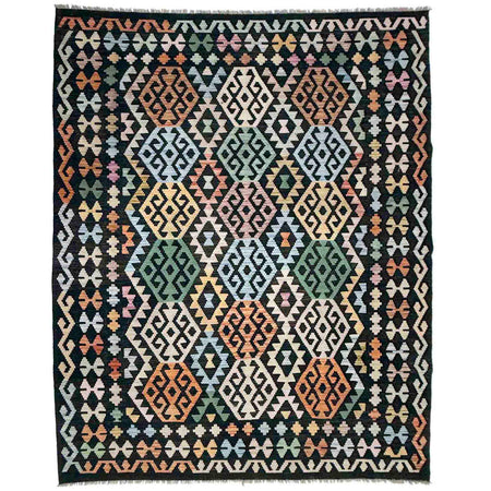 Handmade Multi Kilim Geometric 5x8 ft