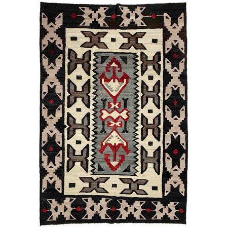 Handmade Multi Kilim Geometric 5x8 ft