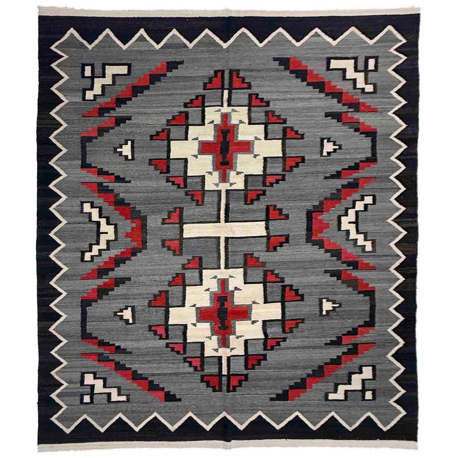 Handmade Multi Kilim Geometric 6x9 ft