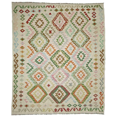 Handmade Multi Kilim Geometric 5x8 ft