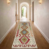 Handmade Multi Kilim Geometric 6' Runner