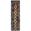 Handmade Multi Kilim Geometric 10' Runner