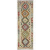 Handmade Multi Kilim Geometric 10' Runner