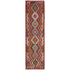 Handmade Multi Kilim Geometric 10' Runner