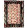 Handmade Multi Kilim Geometric 7x10 ft