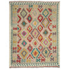 Handmade Multi Kilim Geometric 4x7 ft