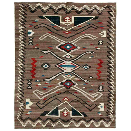 Handmade Multi Kilim Geometric 6x9 ft