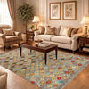 Handmade Multi Kilim Geometric 4x7 ft