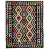 Handmade Multi Kilim Geometric 4x7 ft