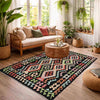 Handmade Multi Kilim Geometric 4x7 ft