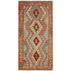 Handmade Multi Kilim Geometric 5' Runner