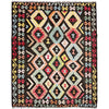 Handmade Multi Kilim Geometric 4x7 ft