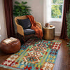 Handmade Multi Kilim Geometric 3x5 ft