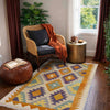 Handmade Multi Kilim Geometric 3x5 ft
