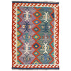 Handmade Multi Kilim Geometric 3x5 ft
